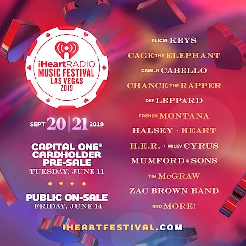 iHeartRadio Music Fest Lineup Announced RAMP Radio and Music Pros